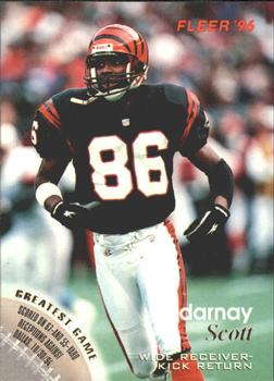 Darnay Scott Cincinnati Bengals 1996 Fleer NFL #30